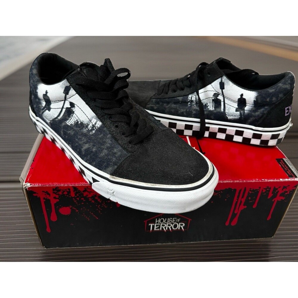 EUC W/Box Vans Old Skool x The Exorcist ‘House of Terror Horror’ M9.5 W11